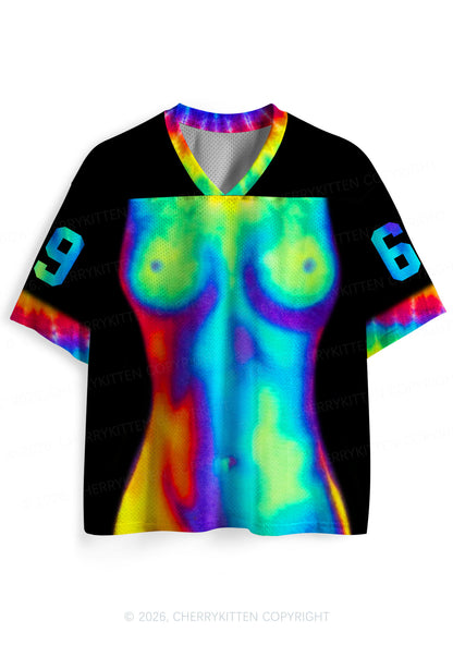 Thermal Txts Y2K Sport Jersey Shirts Cherrykitten