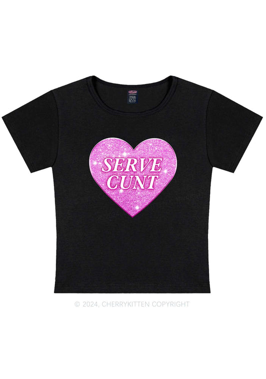 Serve Cxxt Y2K Valentine's Day Baby Tee Cherrykitten