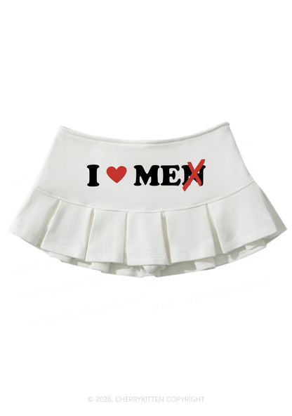 Love Me Not Men Y2K Mini Pleated Skirts Cherrykitten