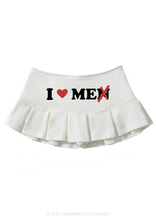 Love Me Not Men Y2K Mini Pleated Skirts Cherrykitten
