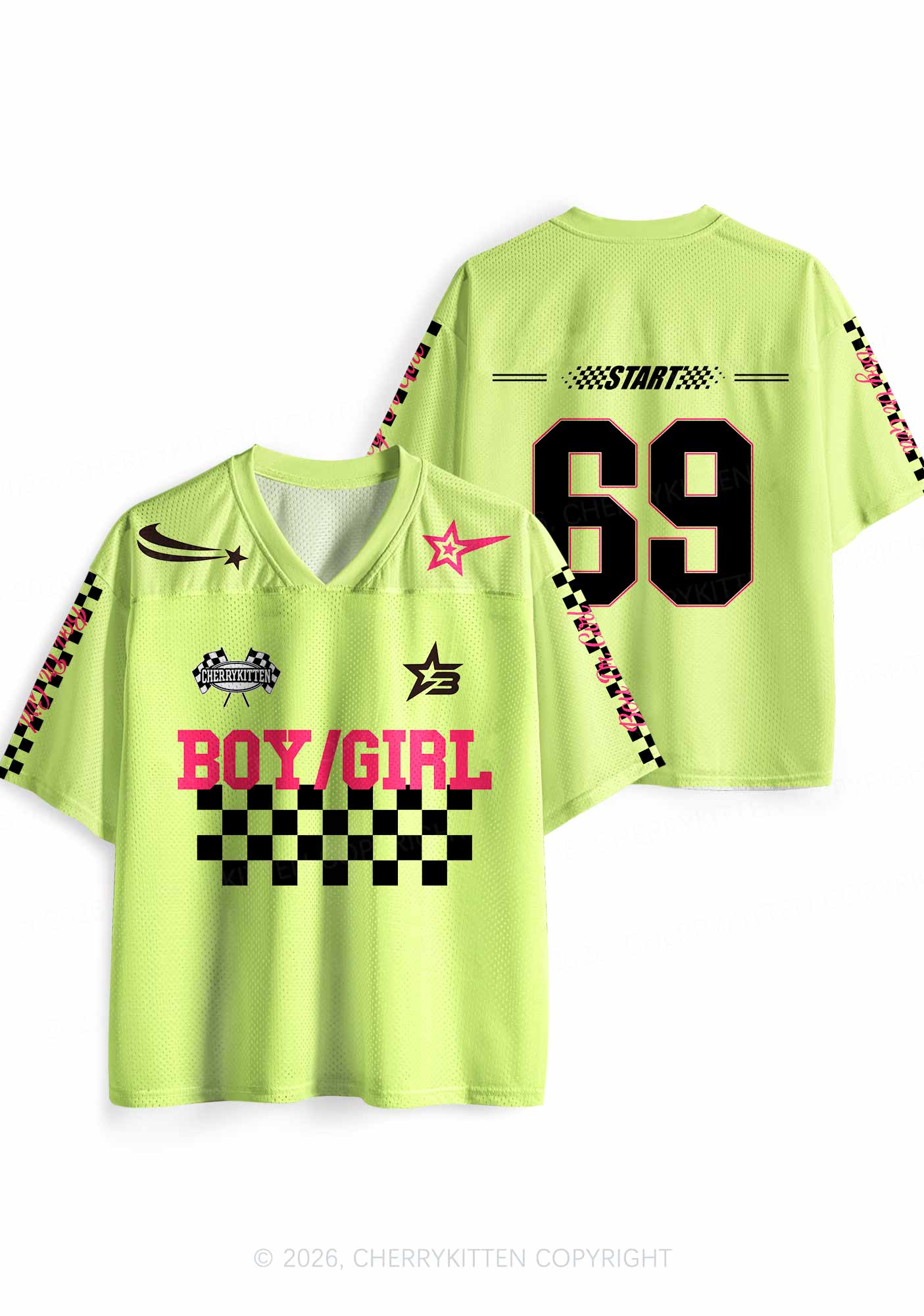 Boy Or Girl Pride Y2K Sport Jersey Shirts Cherrykitten