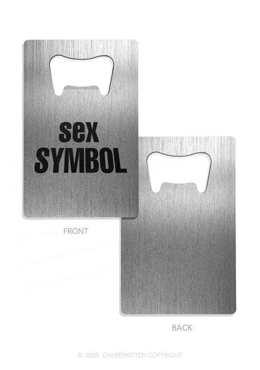 Sx Symbol Y2K Credit Card Bottle Openers Cherrykitten
