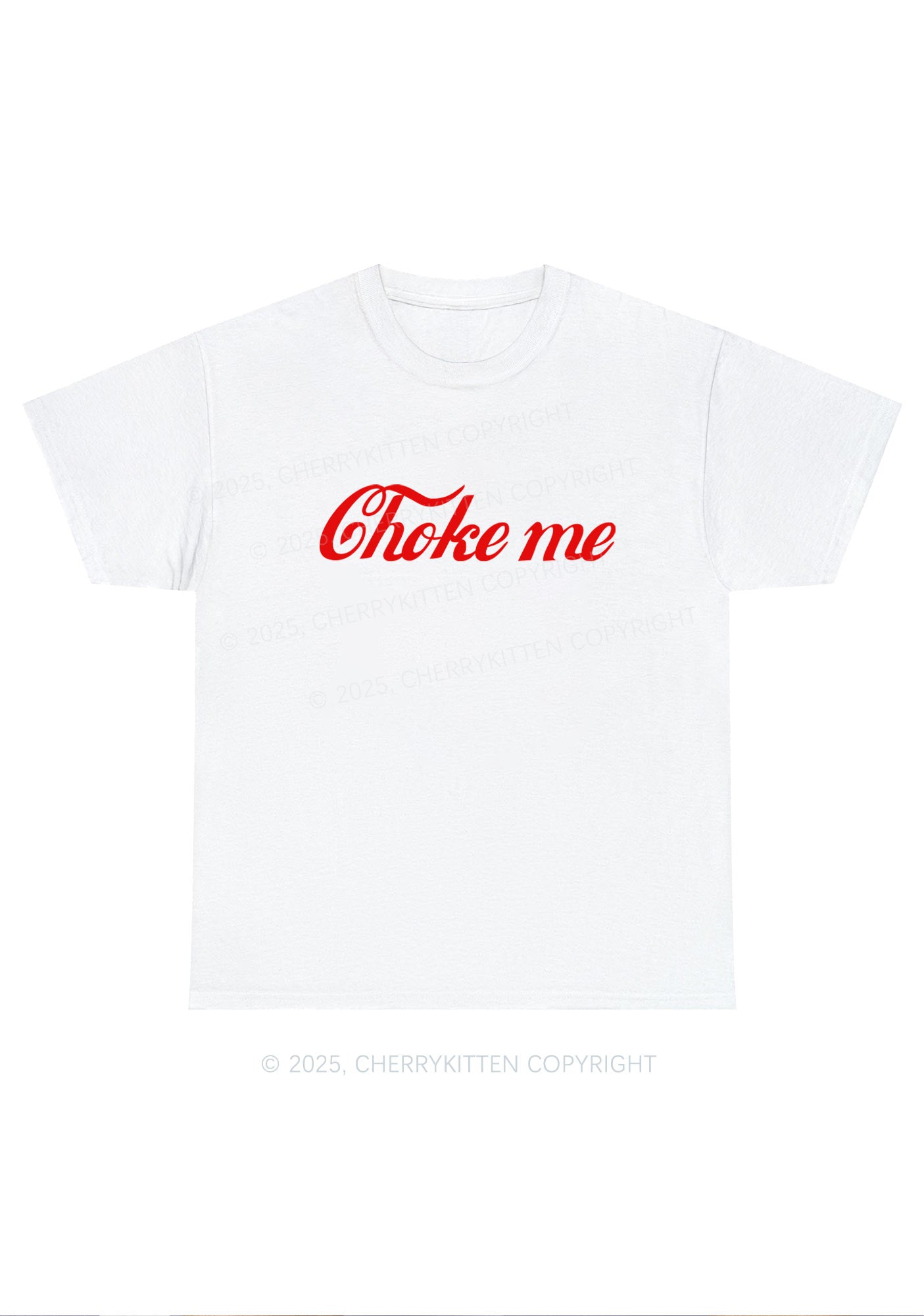 Choke Me Y2K Chunky Shirt Cherrykitten