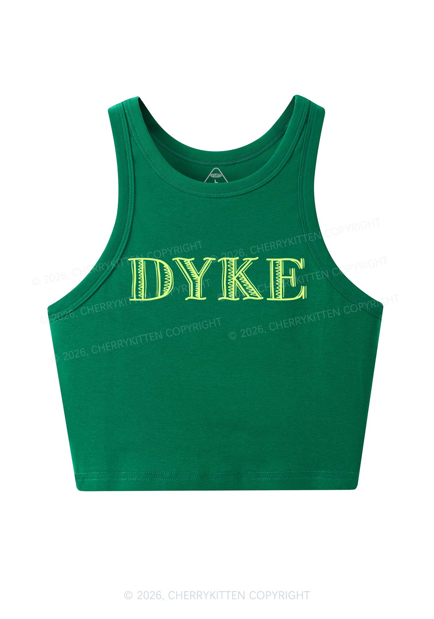 Cherrykitten DYKE Y2K Crop Tank Top Cherrykitten for Sale