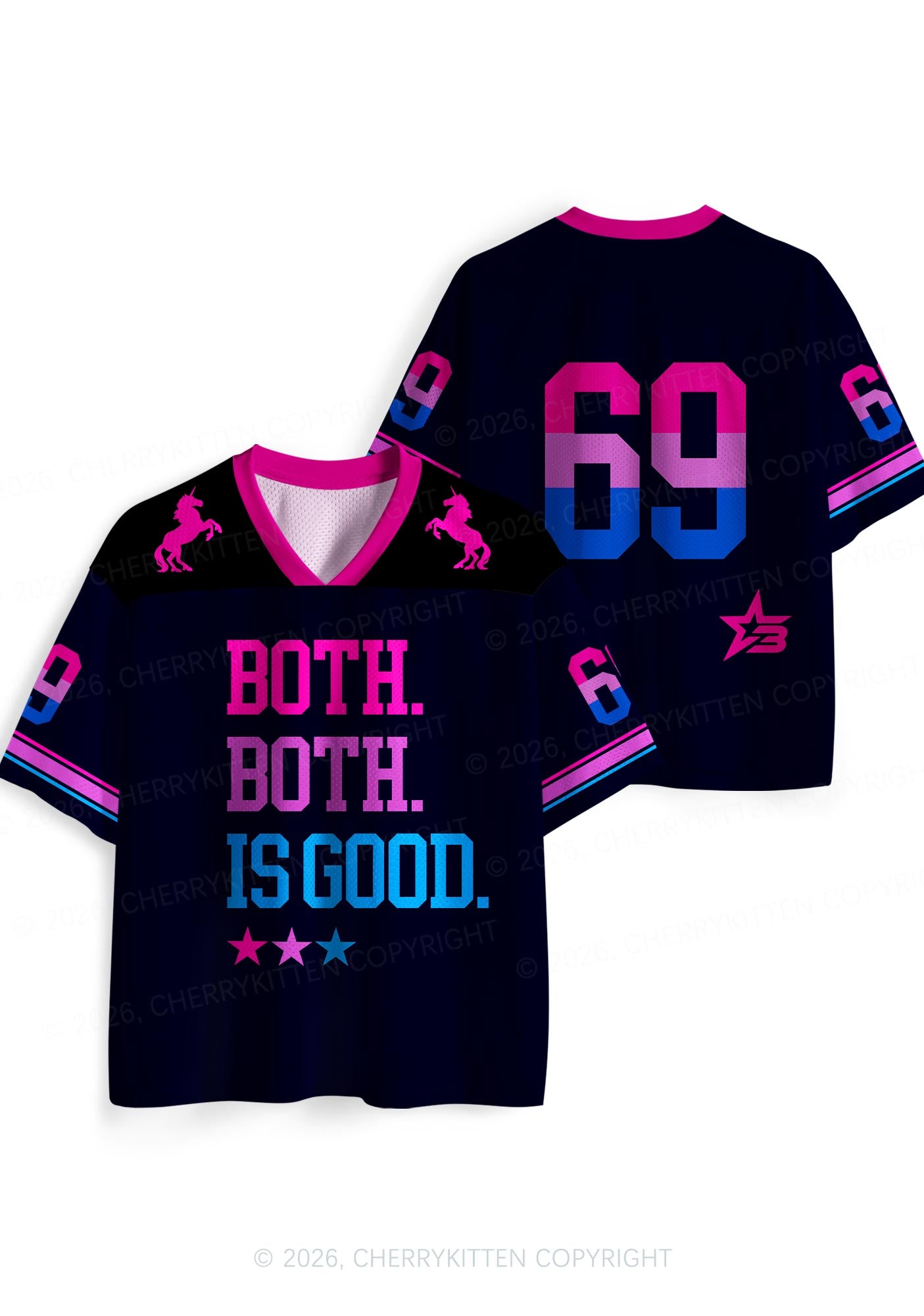 Both Is Good Pride Y2K Sport Jersey Shirts Cherrykitten