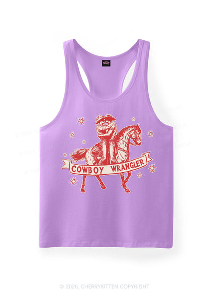 Cowboy Wrangler Pride Y2K Men Racerback Tank Top Cherrykitten