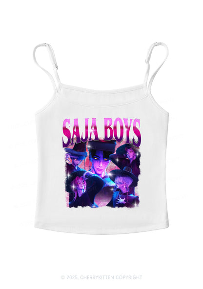 Kpop Boy Group Y2K Spaghetti Strap Cami Cherrykitten