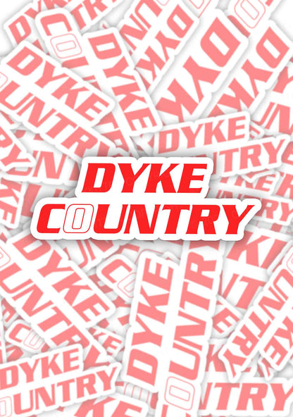 Dyke Country Pride 1pc Y2K Sticker Cherrykitten