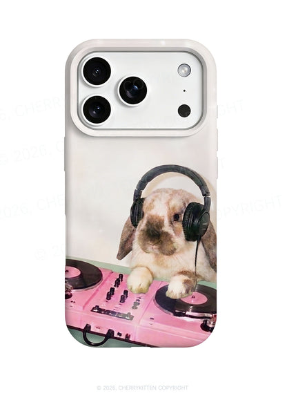 Lop Eared Bunny DJ Y2K Phone Case Cherrykitten