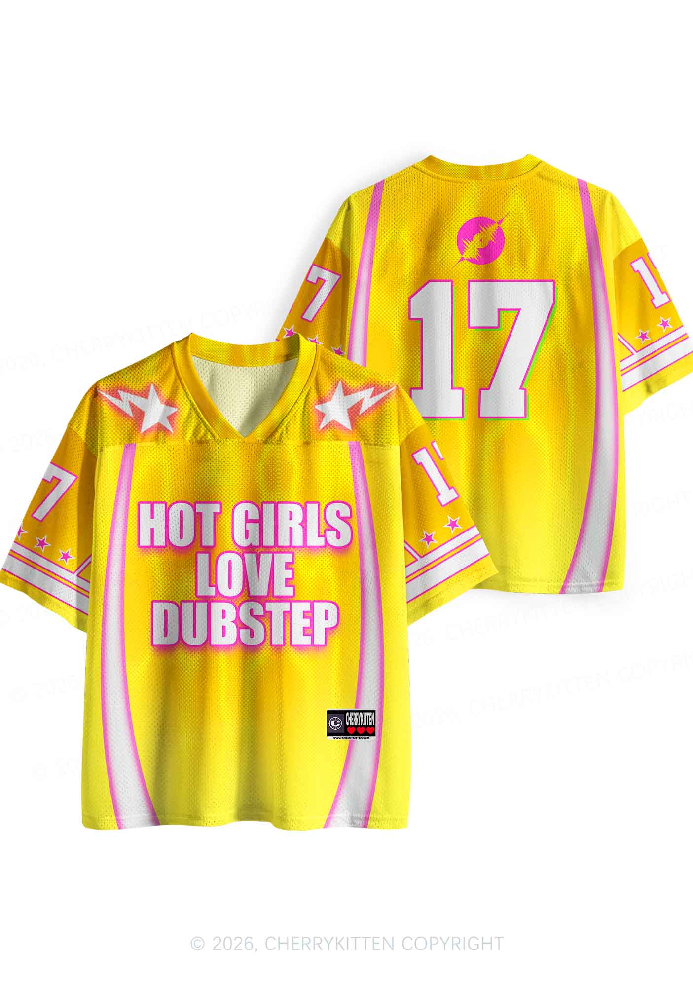 Hot Girls Love Dubstep Y2K Sport Jersey Shirts Cherrykitten