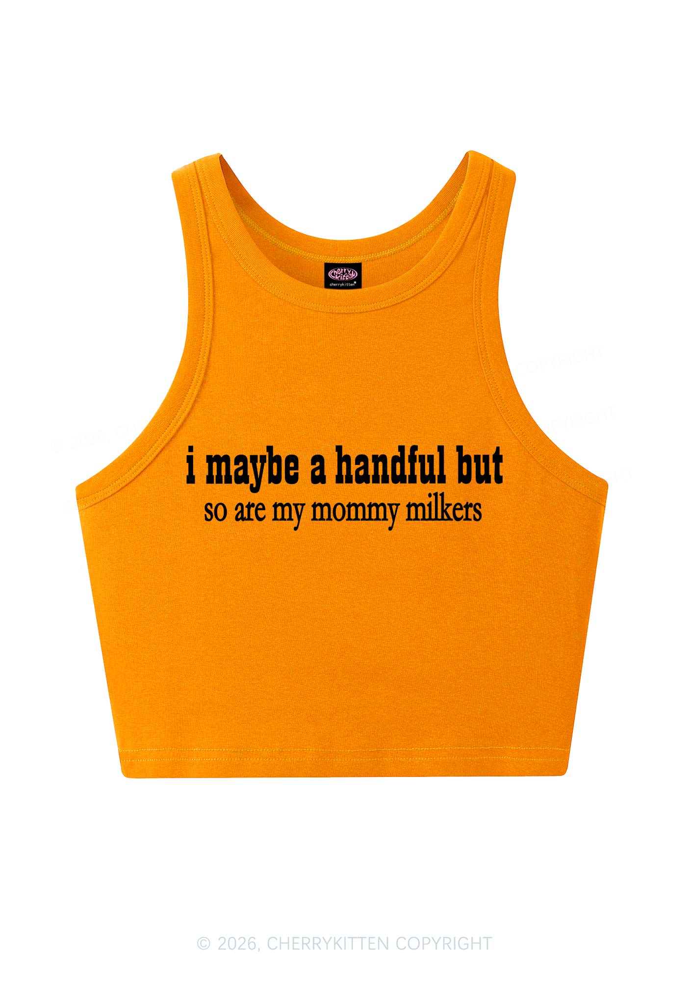 Handful Mommy Milkers Y2K Crop Tank Top Cherrykitten