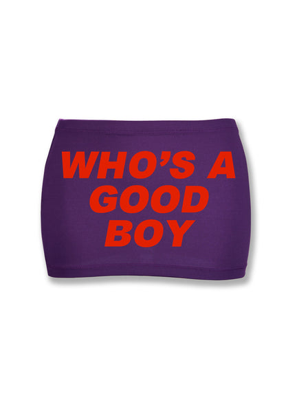 Who's A Good Boy Y2K Mini Hip Skirt Cherrykitten