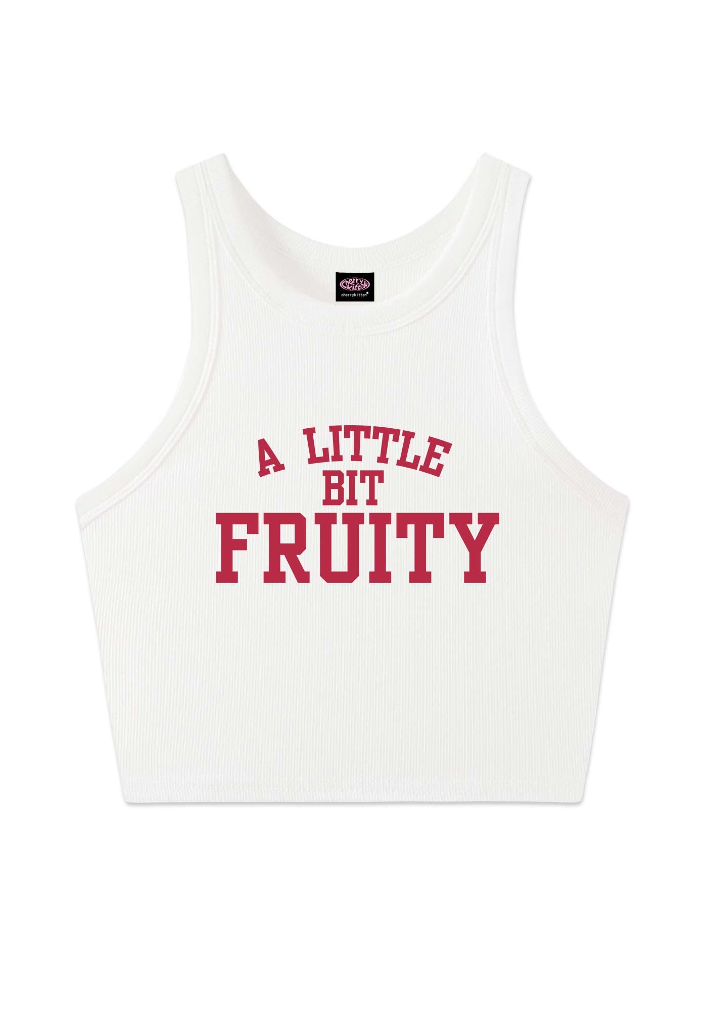 A Little Bit Fruity Pride Y2K Crop Tank Top Cherrykitten