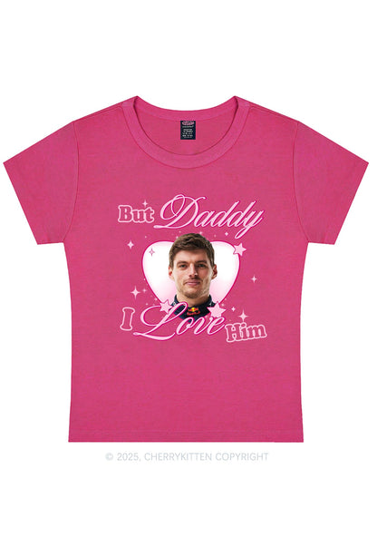 Daddy I Love The Driver Y2K Baby Tee Cherrykitten