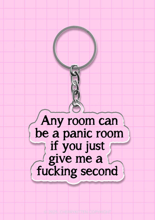 Any Room Can Be Panic 1Pc Y2K Keychain Cherrykitten