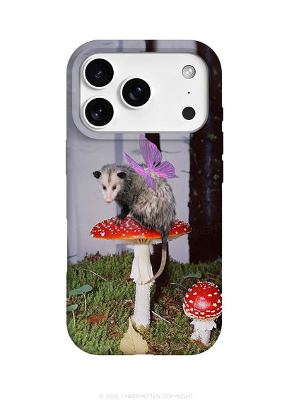Fairy Possum On Mushroom Y2K Phone Case Cherrykitten