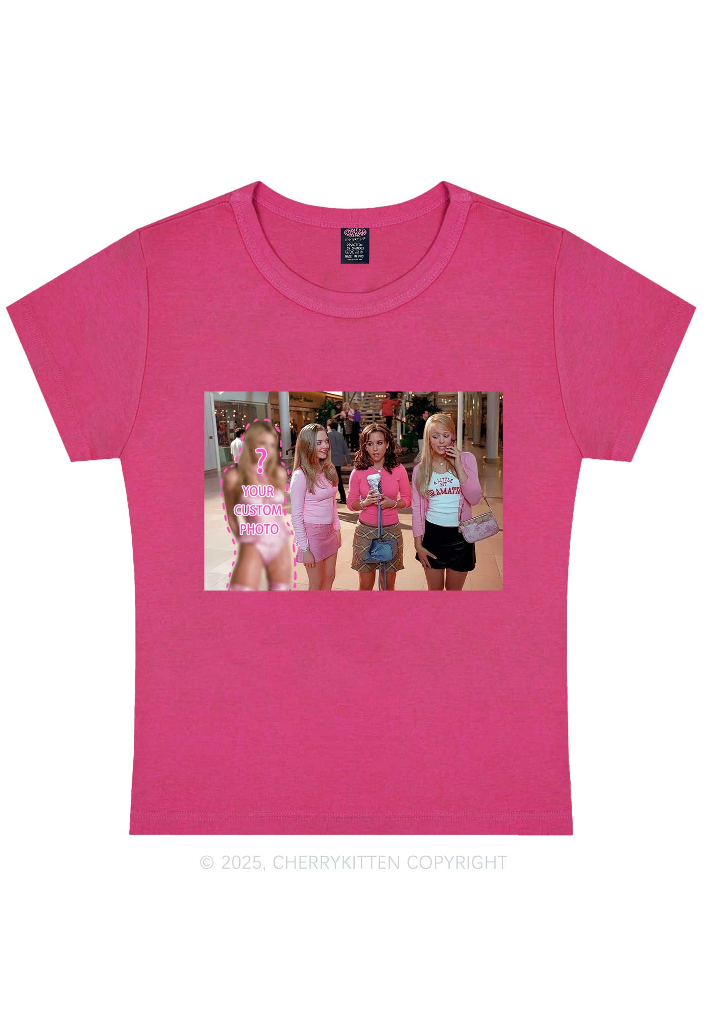 Custom Girls Movie Y2K Baby Tee Cherrykitten