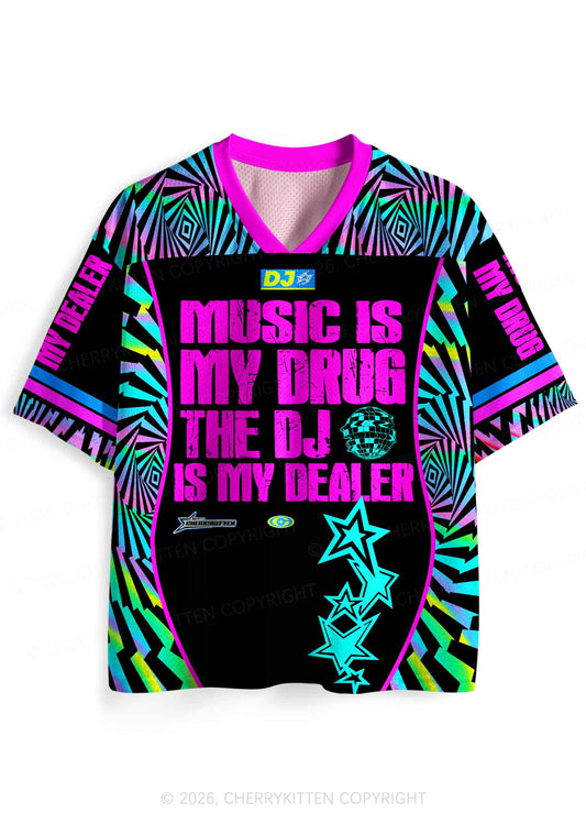 Music Is My Drxg Y2K Sport Jersey Shirts Cherrykitten