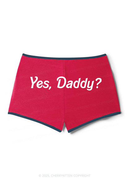 Yes Daddy Y2K Booty Shorts Cherrykitten