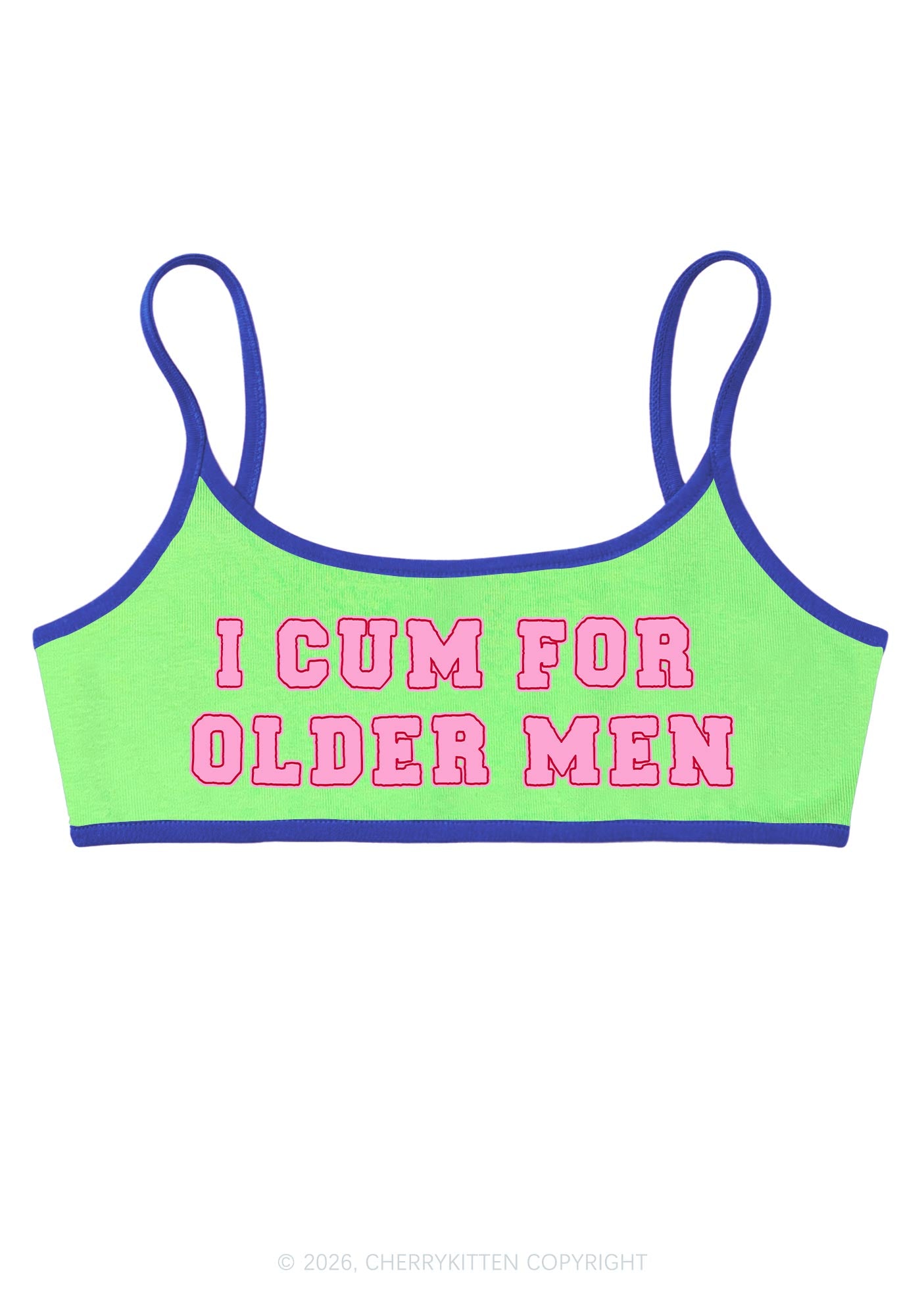 Cxm For Older Men Y2K Super Crop Cami Cherrykitten