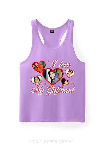 Custom Boyfriend Photos Y2K Men Racerback Tank Top Cherrykitten