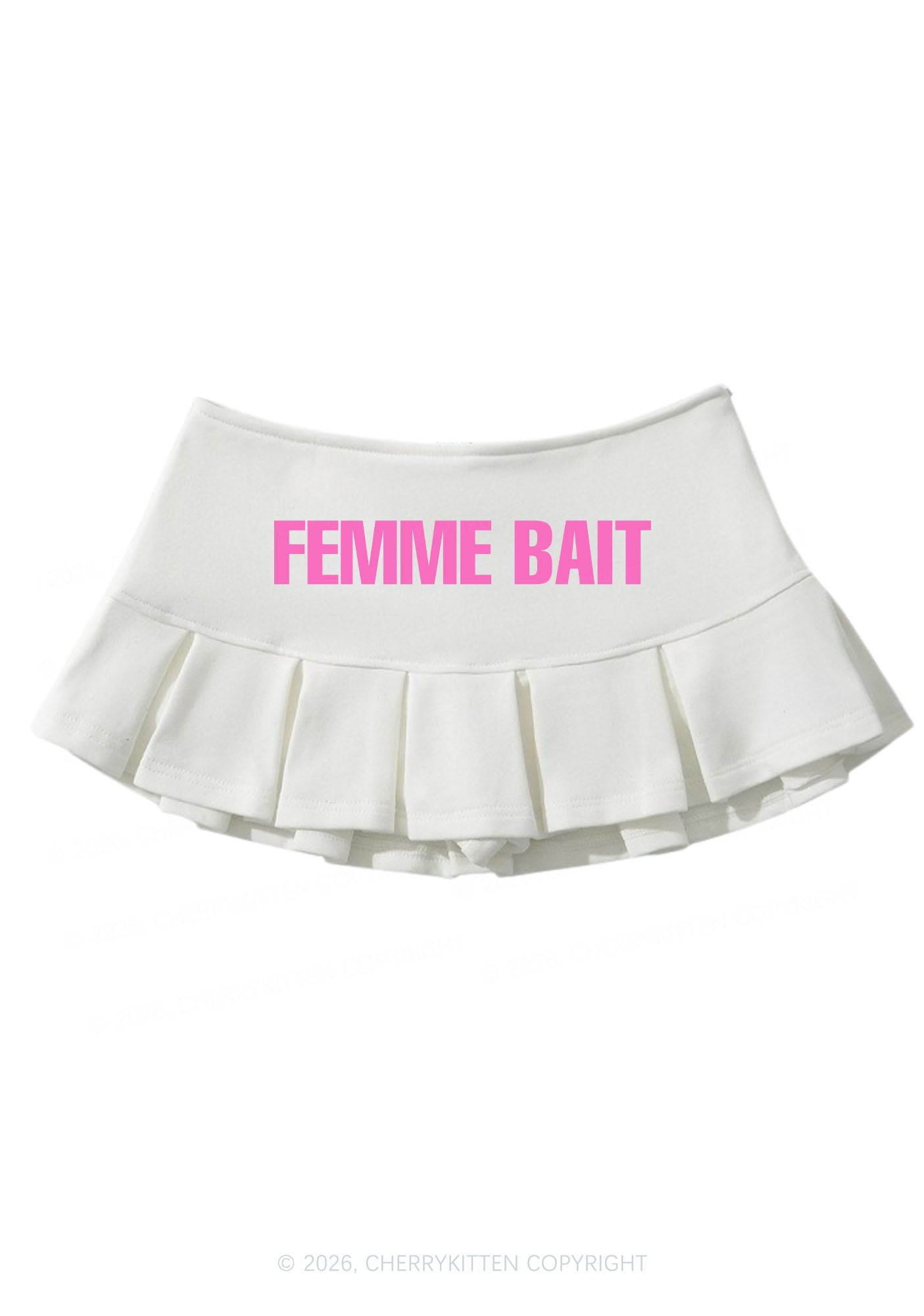 Femme Bait Pride Y2K Mini Pleated Skirts Cherrykitten