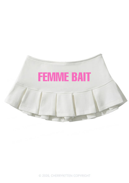 Femme Bait Pride Y2K Mini Pleated Skirts Cherrykitten