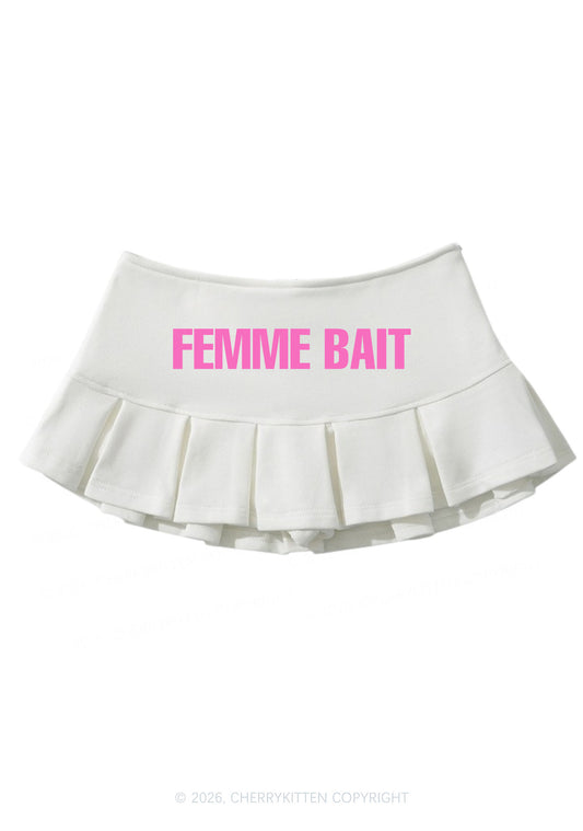 Femme Bait Pride Y2K Mini Pleated Skirts Cherrykitten
