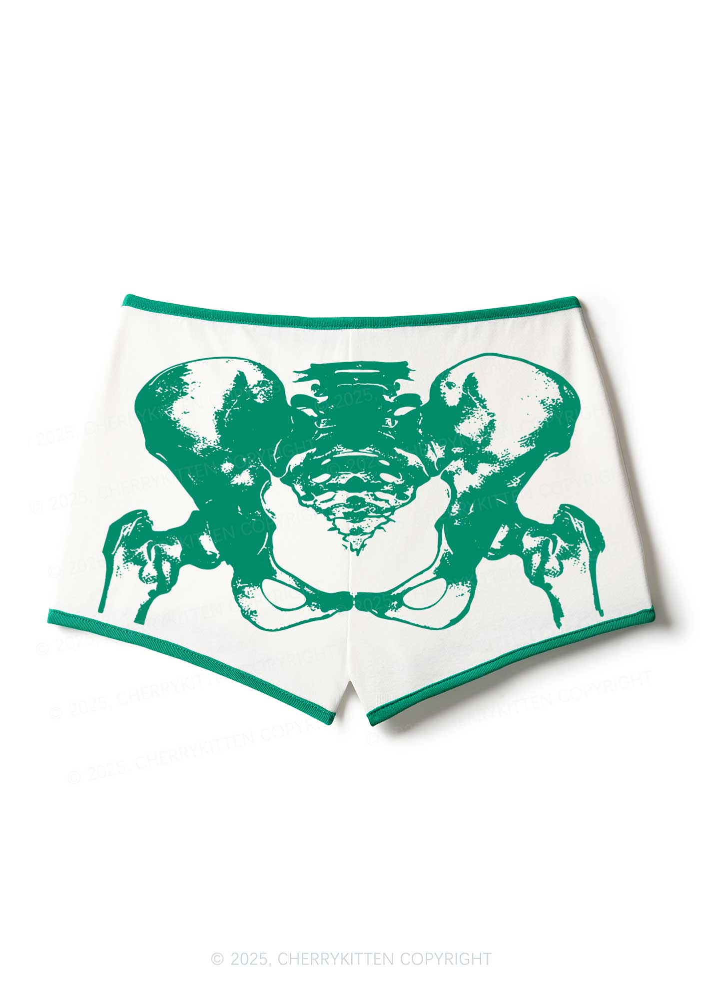 Pelvic Anatomy Y2K Booty Shorts Cherrykitten