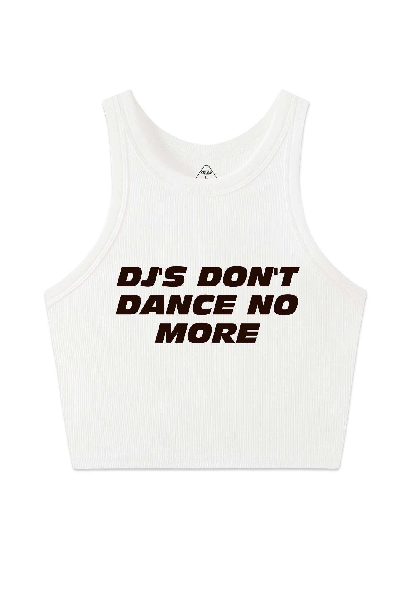 DJs Dont Dance No More Y2K Crop Tank Top Cherrykitten