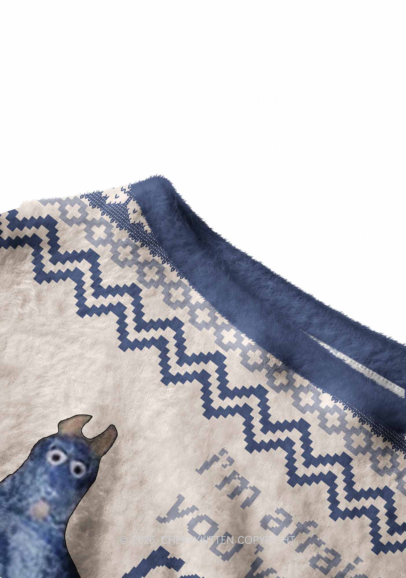 Ratted Last Tatouille Y2K Off Shoulder Knit Sweatshirt Cherrykitten