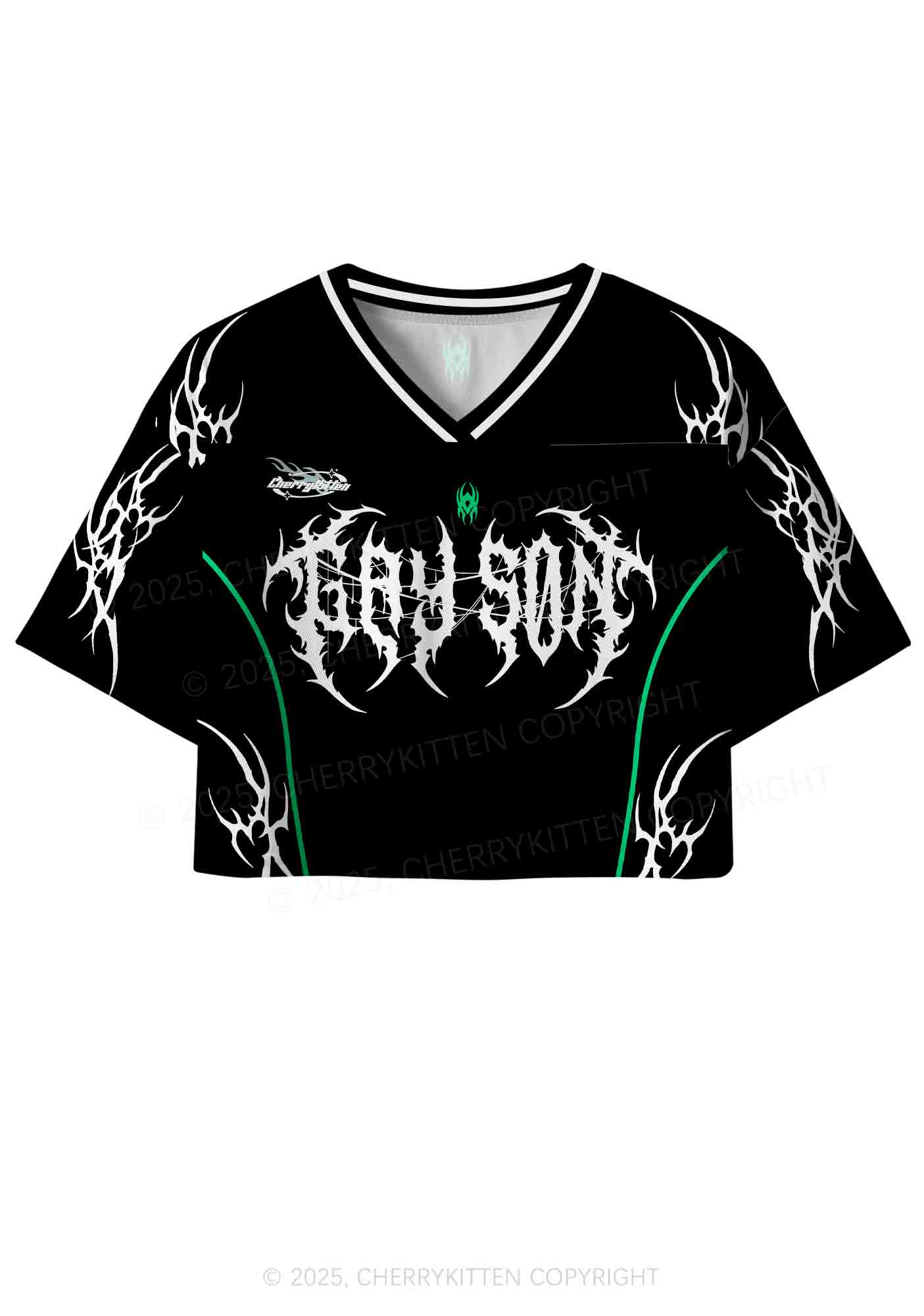 Custom Black Gay Son Pride Y2K Crop Sport Jersey Shirts Cherrykitten