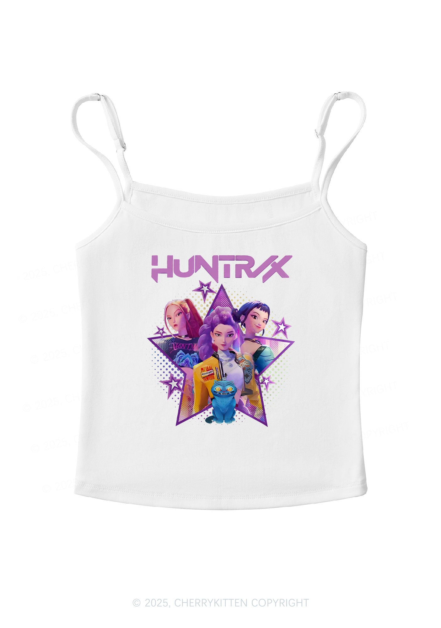 Kpop Stars Y2K Spaghetti Strap Cami Cherrykitten