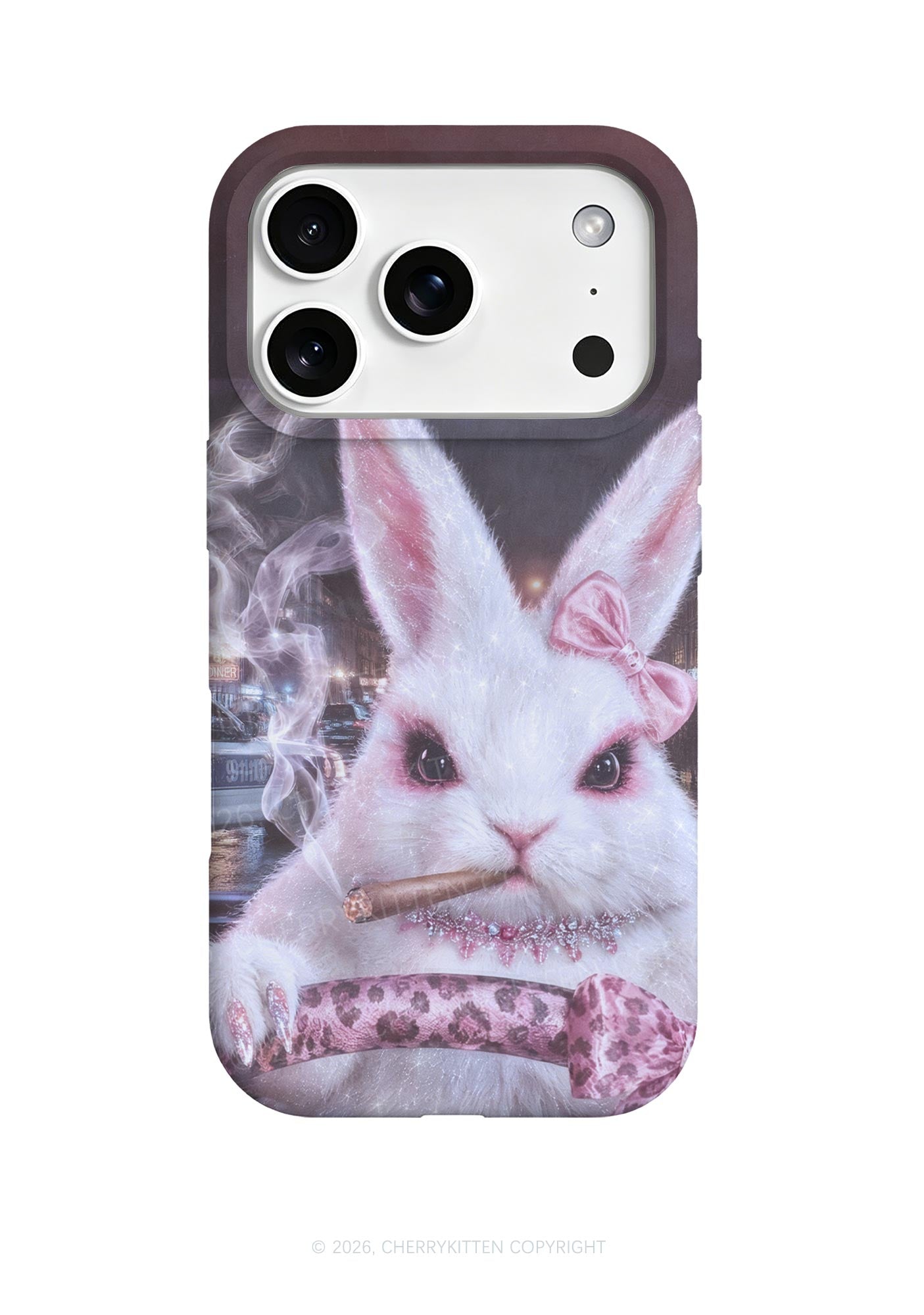 Smoking Bunny Driver Y2K Phone Case Cherrykitten