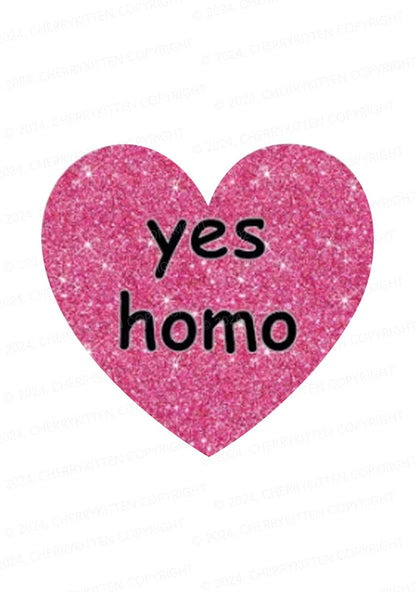 Yes Homo Y2K Mid Rise Waist Boyshort Cherrykitten