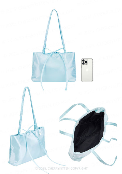 Rhinestone Autism Y2K Satin Bags Cherrykitten