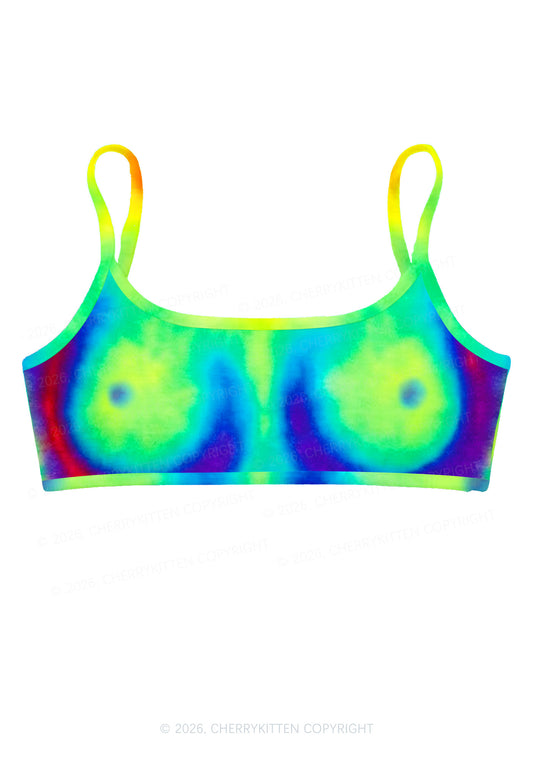 Thermal Txts Y2K Print Super Crop Cami Cherrykitten