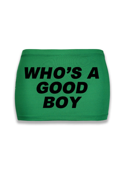 Who's A Good Boy Y2K Mini Hip Skirt Cherrykitten