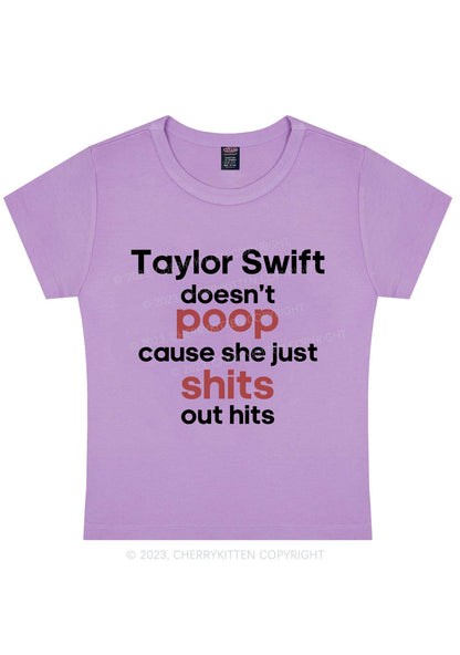 Curvy TS Doesn't Pxxp Y2K Baby Tee Cherrykitten