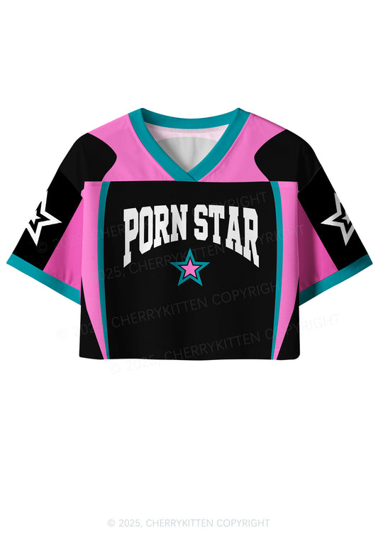 Custom Pxrn Star Y2K Crop Sport Jersey Shirts Cherrykitten