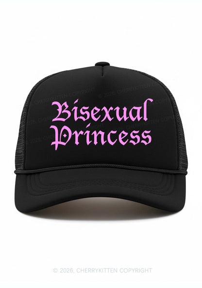 Bisexual Princess Pride Y2K Trucker Hat Cherrykitten