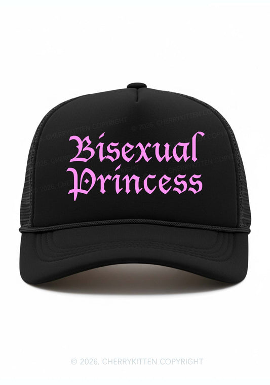 Bisexual Princess Pride Y2K Trucker Hat Cherrykitten