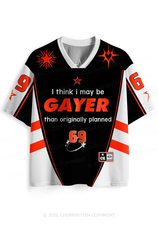 I May Be Gayer Pride Y2K Sport Jersey Shirts Cherrykitten