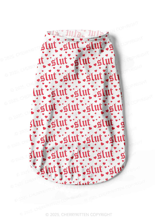 Slxt Red Heart Y2K Pet Tank Top Cherrykitten