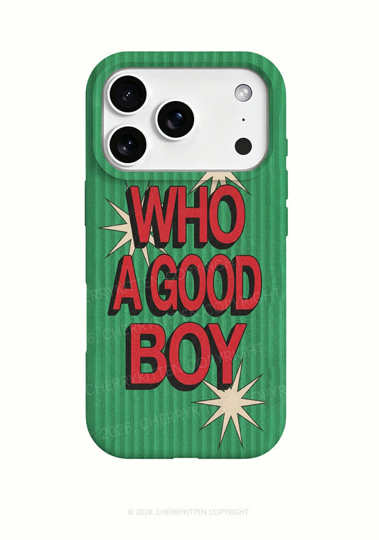 Whos A Good Boy Y2K Phone Case Cherrykitten