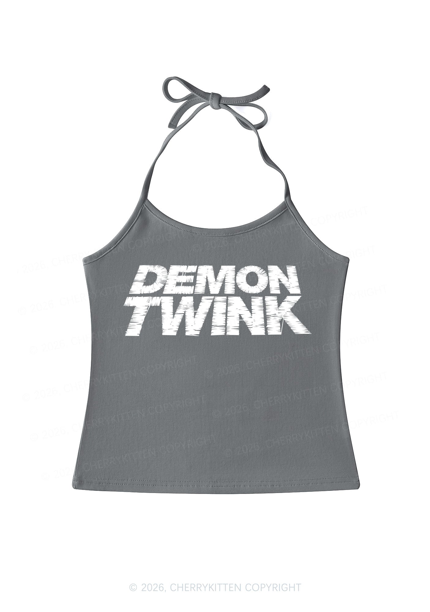 Demon Twink Pride Y2K Halter Neck Cami Cherrykitten