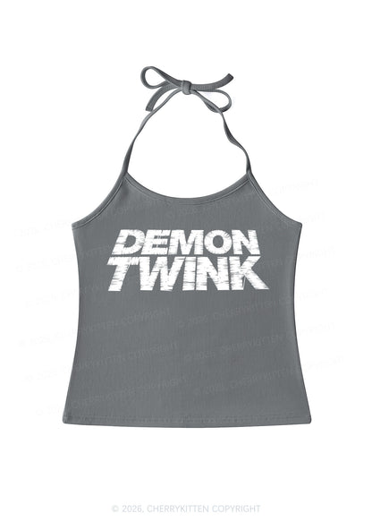 Demon Twink Pride Y2K Halter Neck Cami Cherrykitten