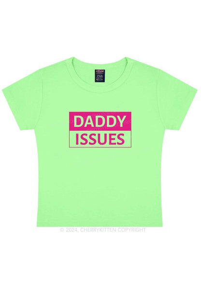 It's Daddy Issues Y2K Baby Tee Cherrykitten