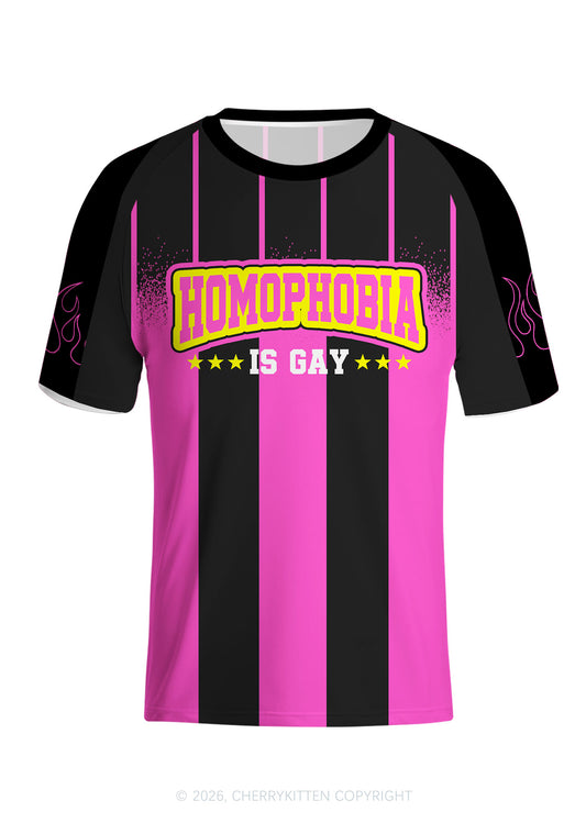 Homophobia Gay Pride Y2K Football Jersey Shirts Cherrykitten