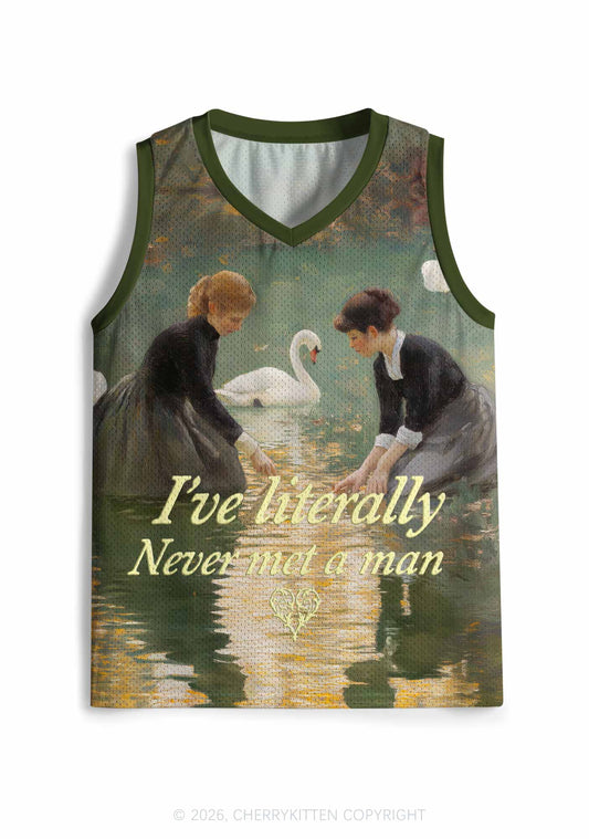 Literally Never Met A Man Pride Y2K Sport Jersey Tank Cherrykitten